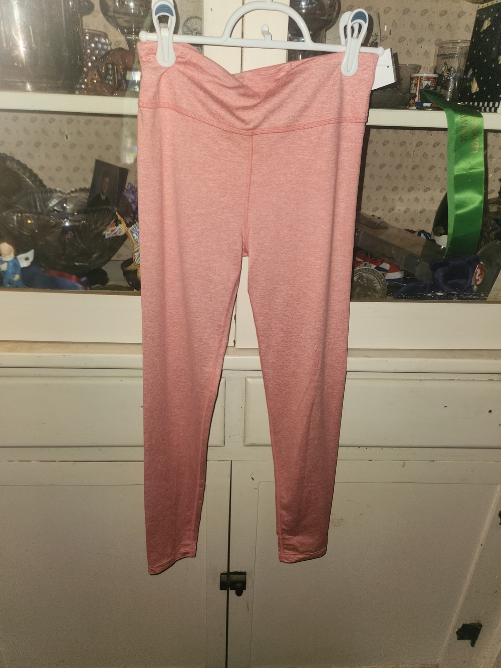 Nike Girls' Heather Pink Leggings